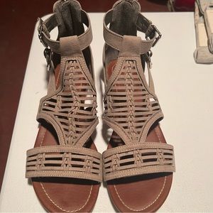 Taupe sandals